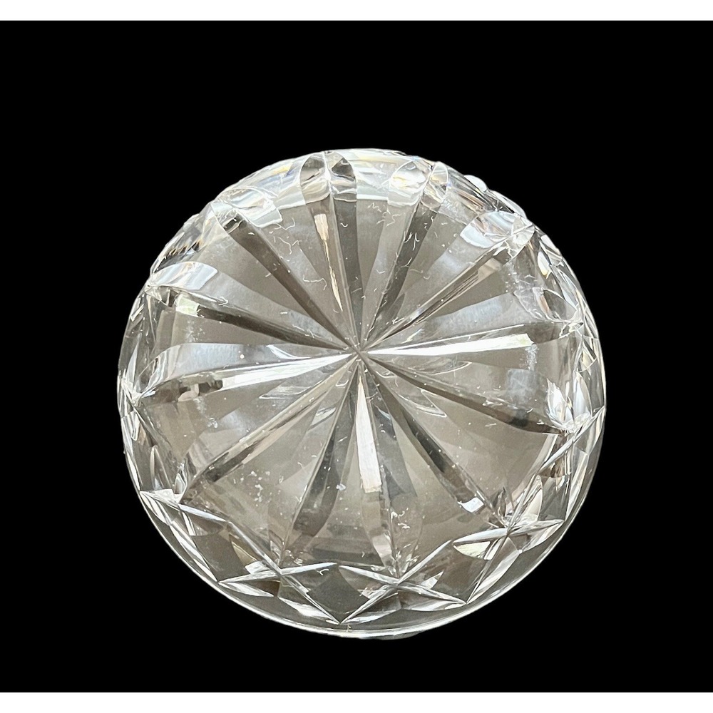 Vintage Waterford Kerry Cut Lead Crystal 3.5" Ashtray / Trinket Dish Signed - Picture 5 of 6